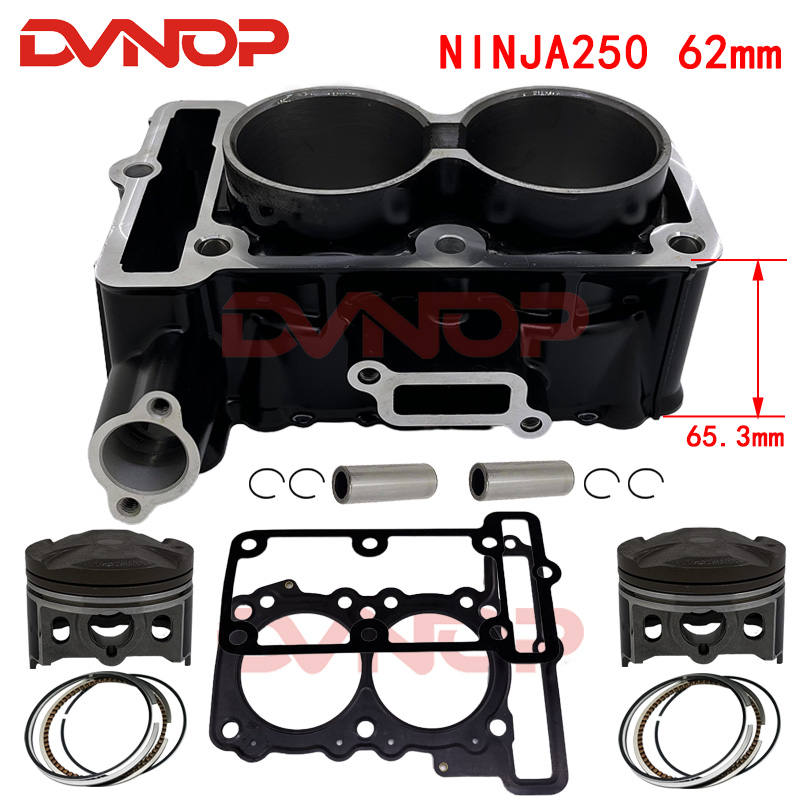 Motorcycle Piston - Kit guarnizioni pistone cilindro moto 62mm