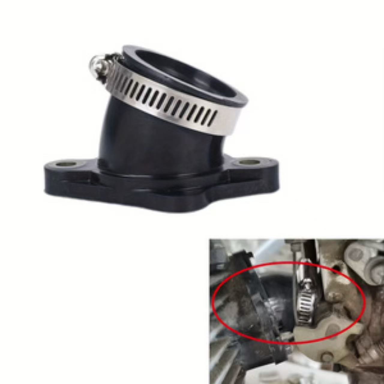 Motorcycle Carburetor - Collettore di aspirazione carburatore con tubo