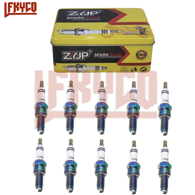 Motorcycle Spark Plug - 10PCS CR8E Torcia Al Iridio Candele