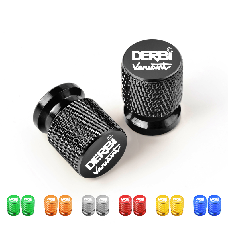 Motorcycle Valve Cover - 2PCS Moto CNC Valvola della gomma