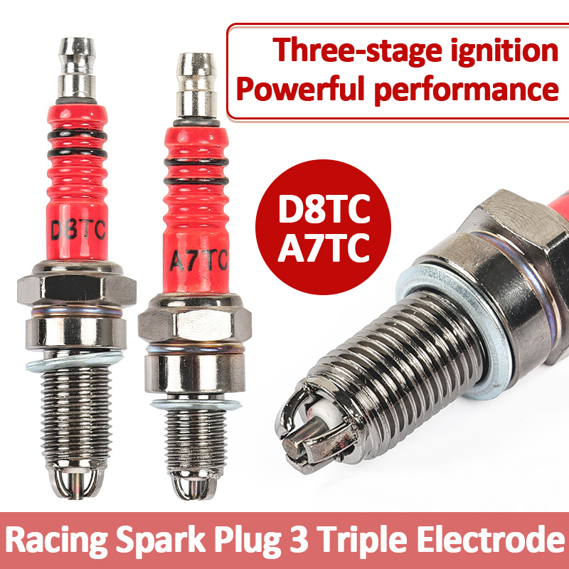 Motorcycle Spark Plug - 1/2 Pezzi Candela da Corsa a