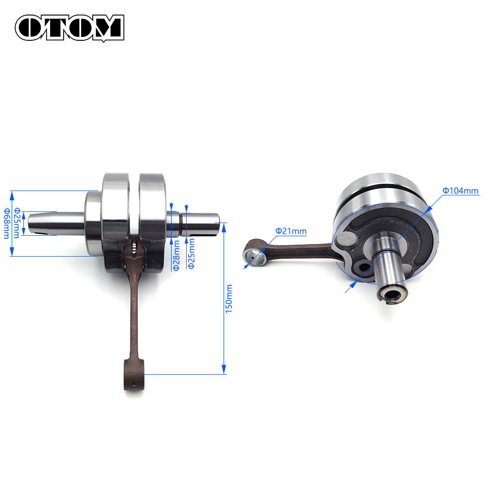 OTOM DT230 MT250 Moto Albero M - Motorcycle Crankshaft recensione e prezzo